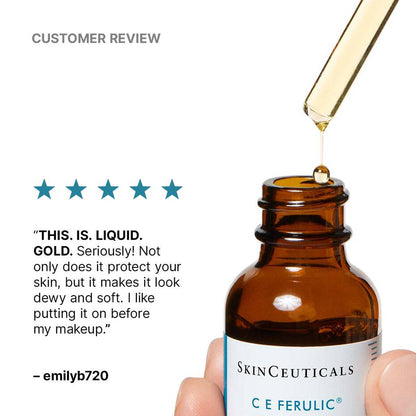 C E Ferulic® with 15% L-Ascorbic Acid + Free Beauty Pouch